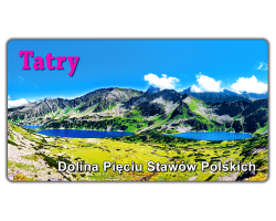 Magnes elastyczny TATRY Dolina Pięciu Stawów Polskich